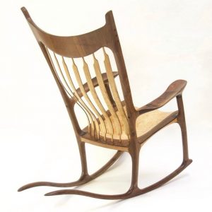 Wood rocking chair