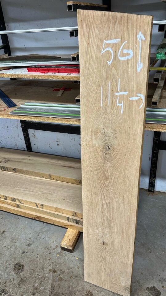 Solid Wood White Oak Stair Treads